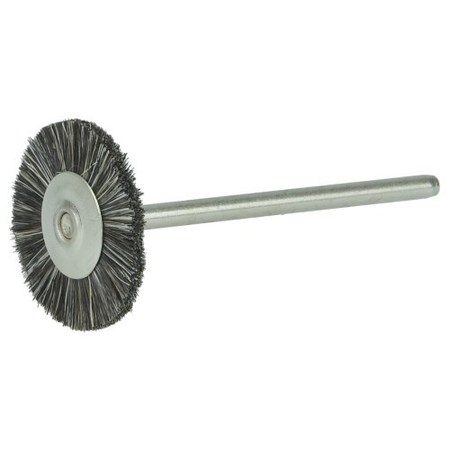 Weiler 3/4" Miniature Wheel, Soft Hair Fill, 3/32" Stem 26042